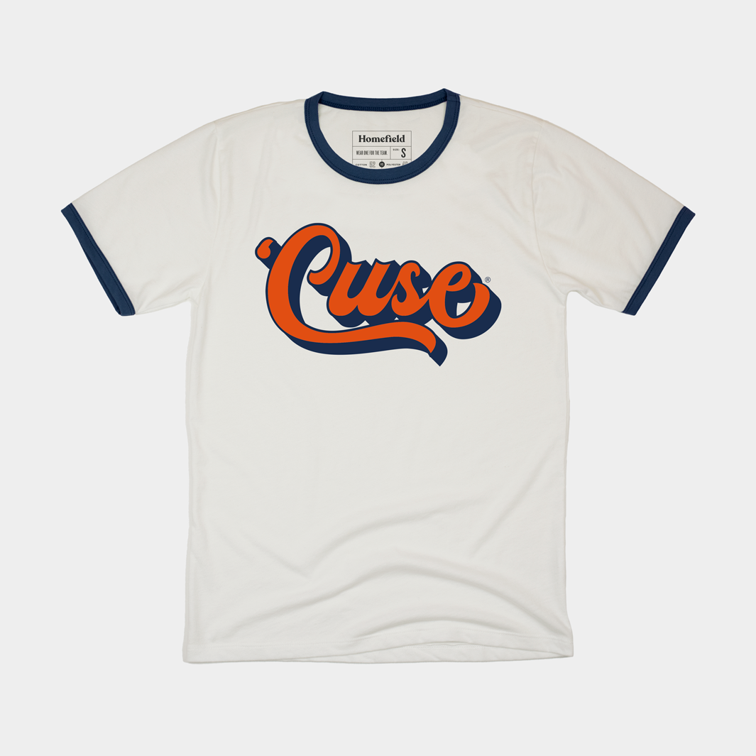 Syracuse Script 'Cuse Ringer Tee - Show Your Syracuse Pride