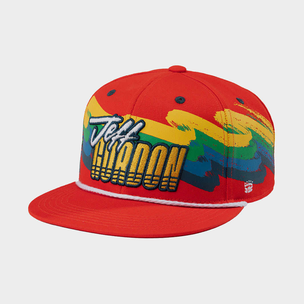 Jeff Gordon Retro-Inspired Driver Snapback Hat - A Tribute to the Rainbow Warrior