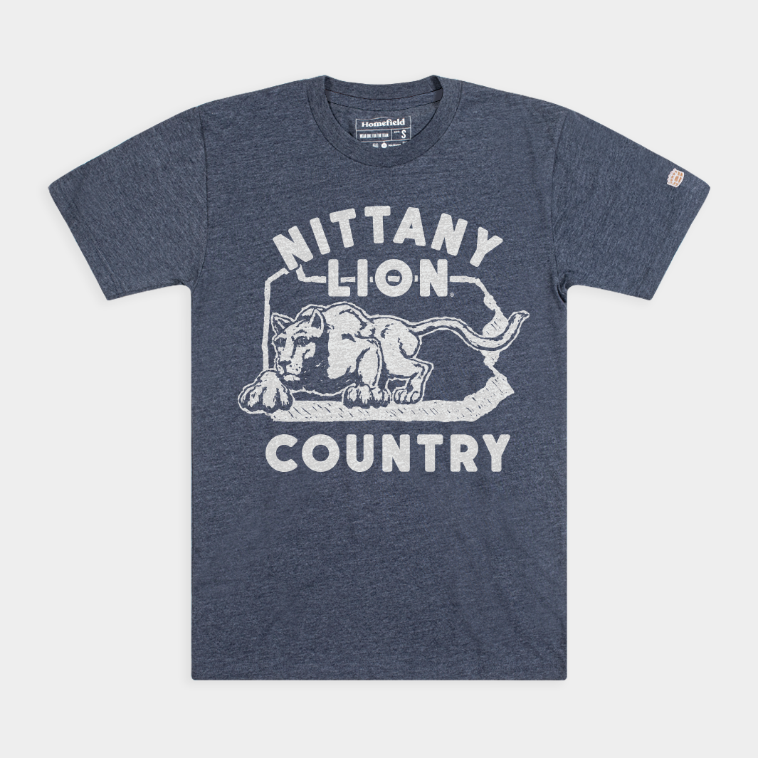 Retro Nittany Lion Country Penn State Tee - A Must-Have for Fans