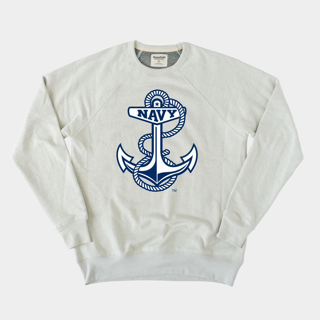 Show Your Pride with the US Naval Academy Anchor Crewneck