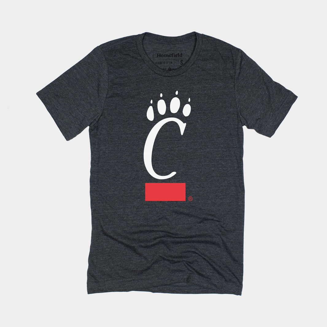 Retro Cincinnati 'C-Paw' Logo T-Shirt - A Tribute to Basketball Legends