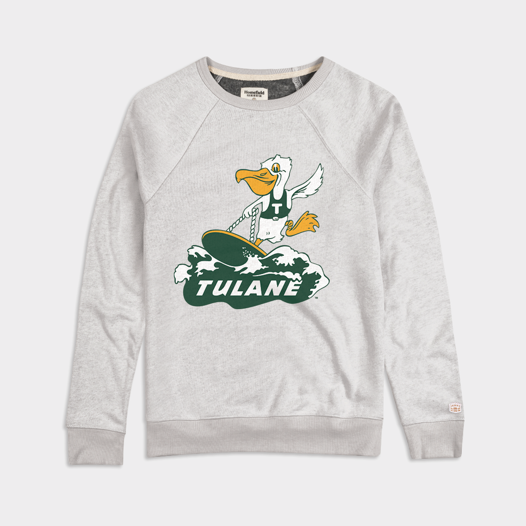 Vintage Tulane University Crewneck - A Must-Have for Alumni and Fans!