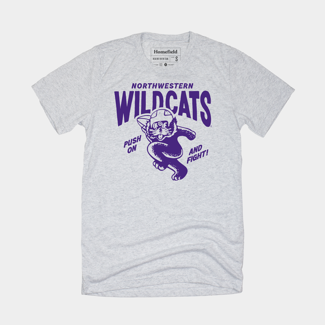 Show Your Northwestern Wildcats Pride with This Adorable Push-On Tee