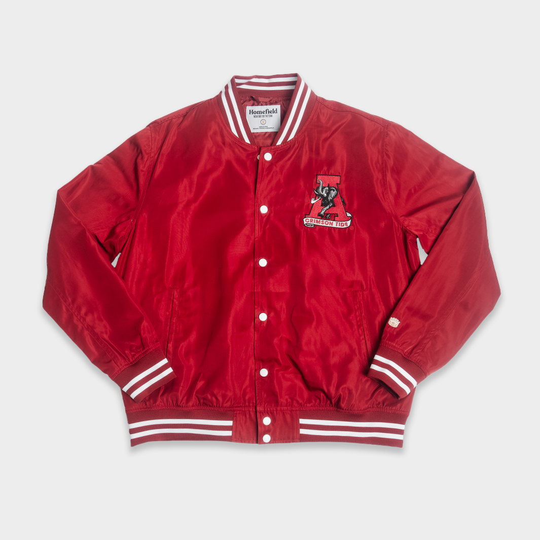 Alabama Crimson Tide Vintage Logo Bomber Jacket - A Timeless Fan Favorite
