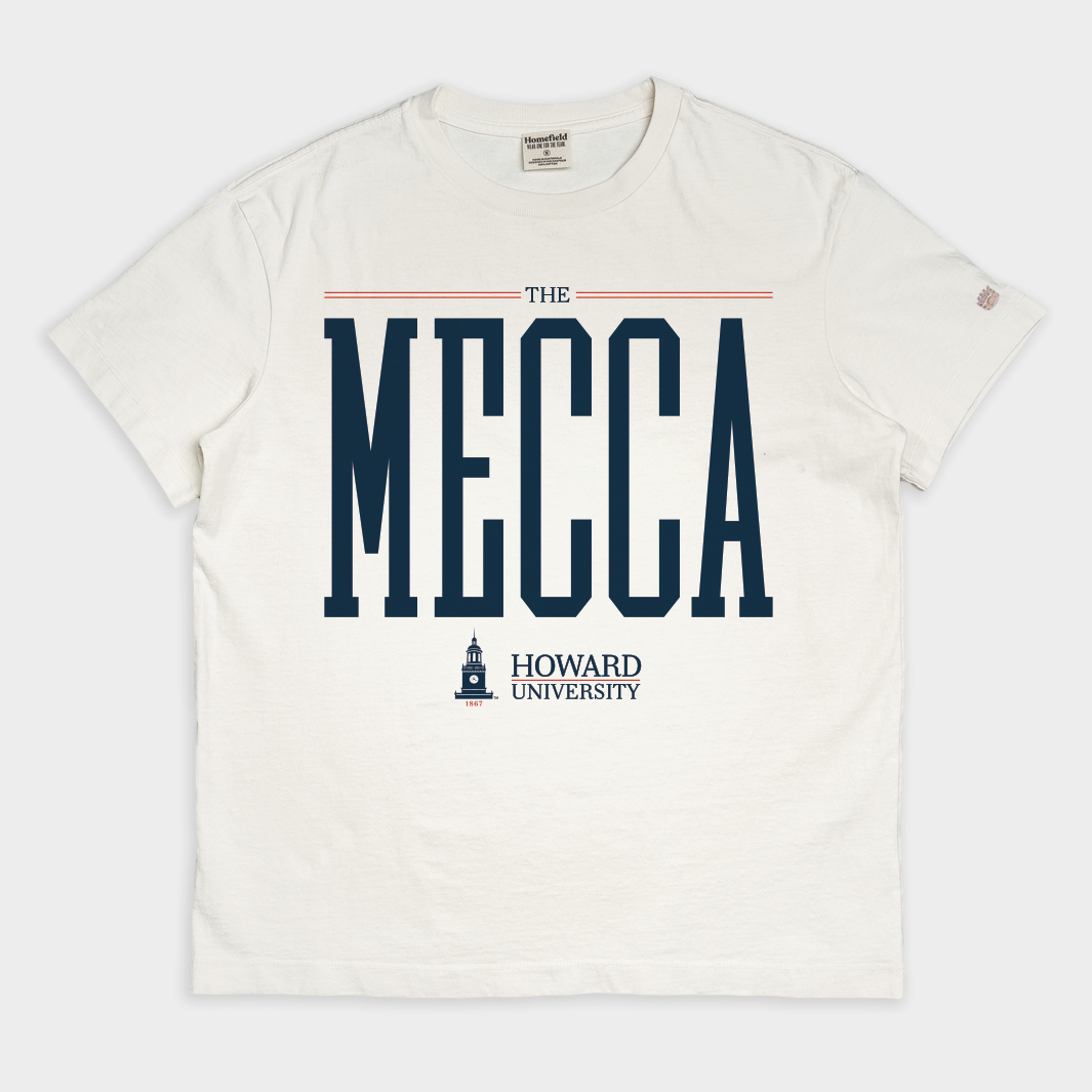 Show Your Pride with Howard University The Mecca Vintage Heavyweight Tee