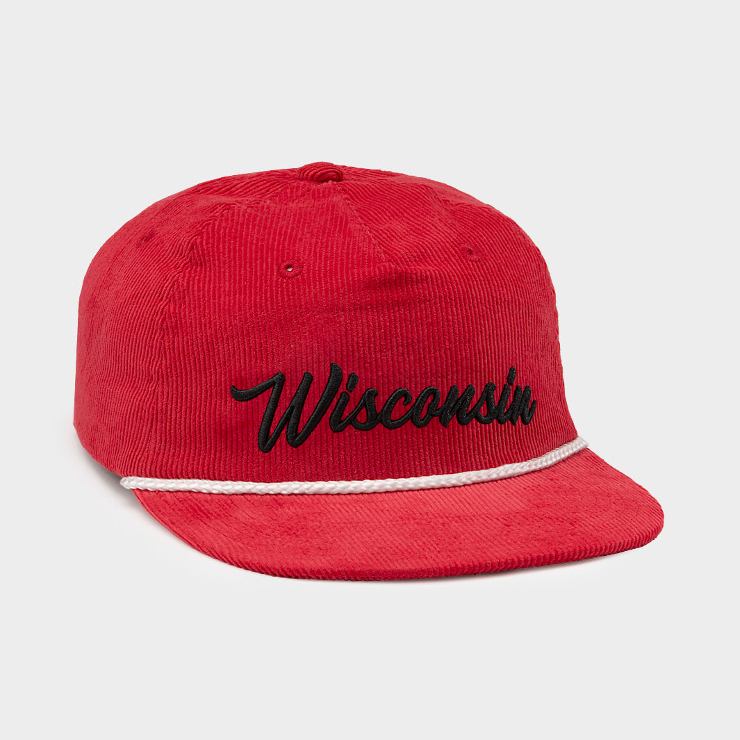 Wisconsin Badgers Vintage-Inspired Corduroy Statement Hat