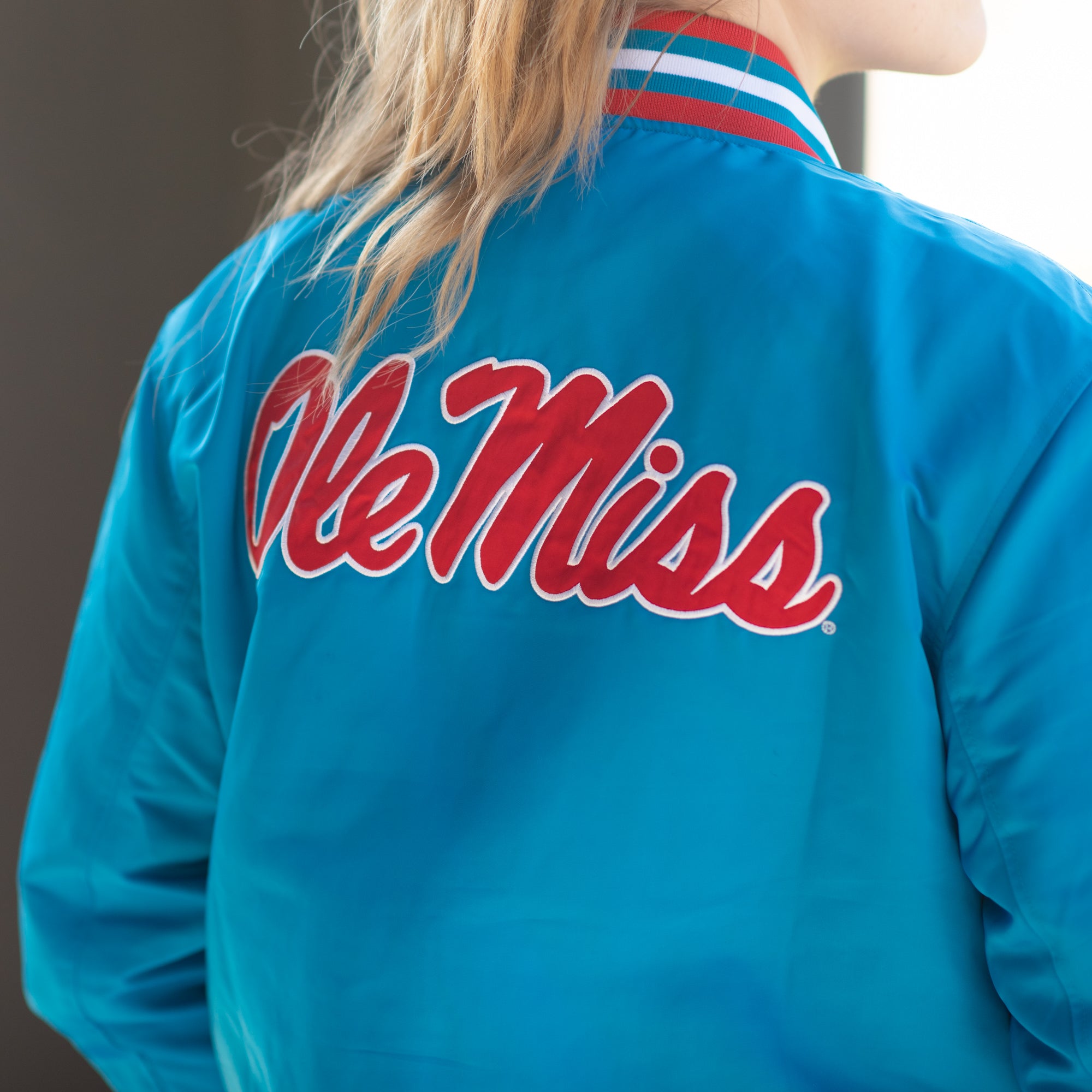 Show Your Ole Miss Pride with This Vintage-Inspired Bomber Jacket