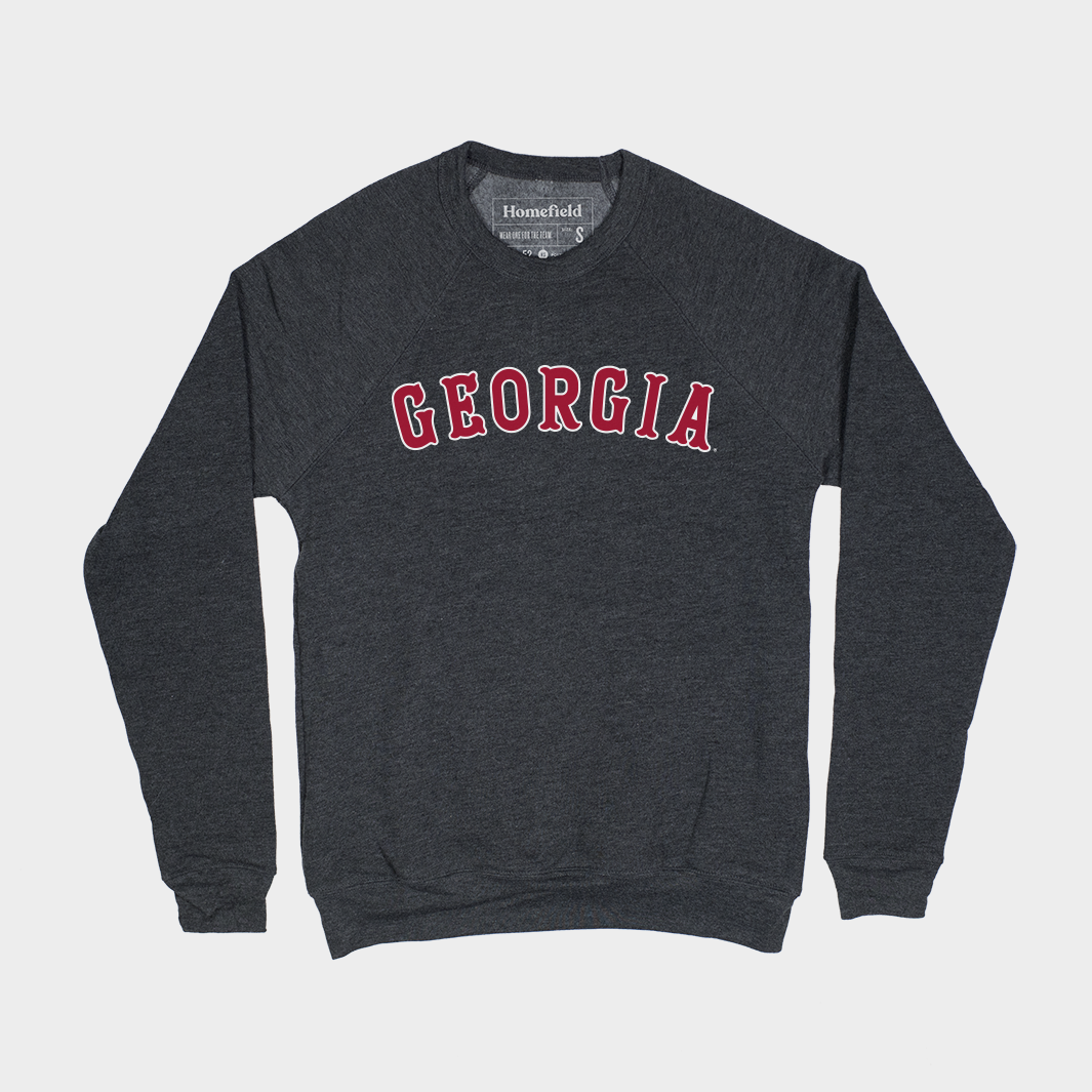 Georgia Baseball Retro Champion Crew Sweatshirt