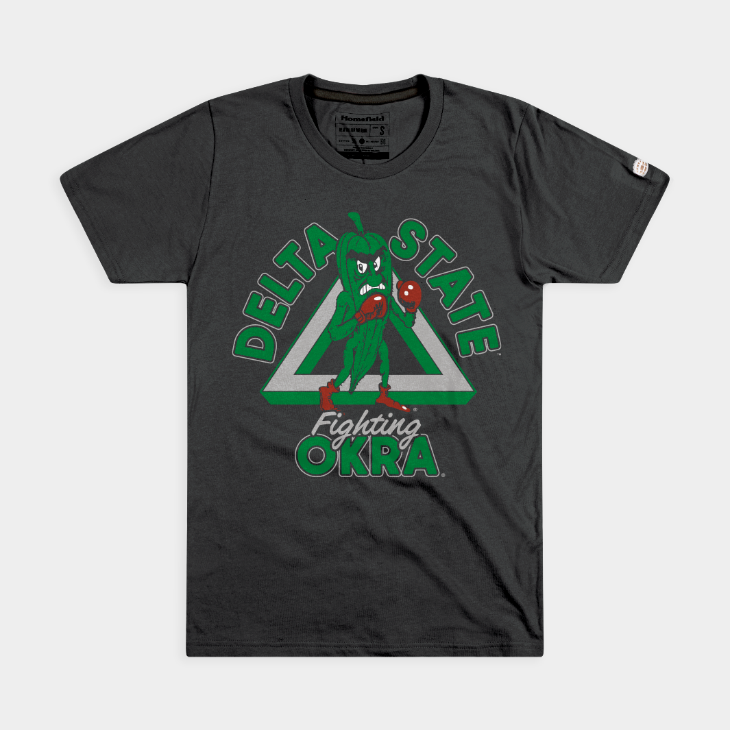 Delta State's Thrilling Fighting Okra Vintage Logo Tee