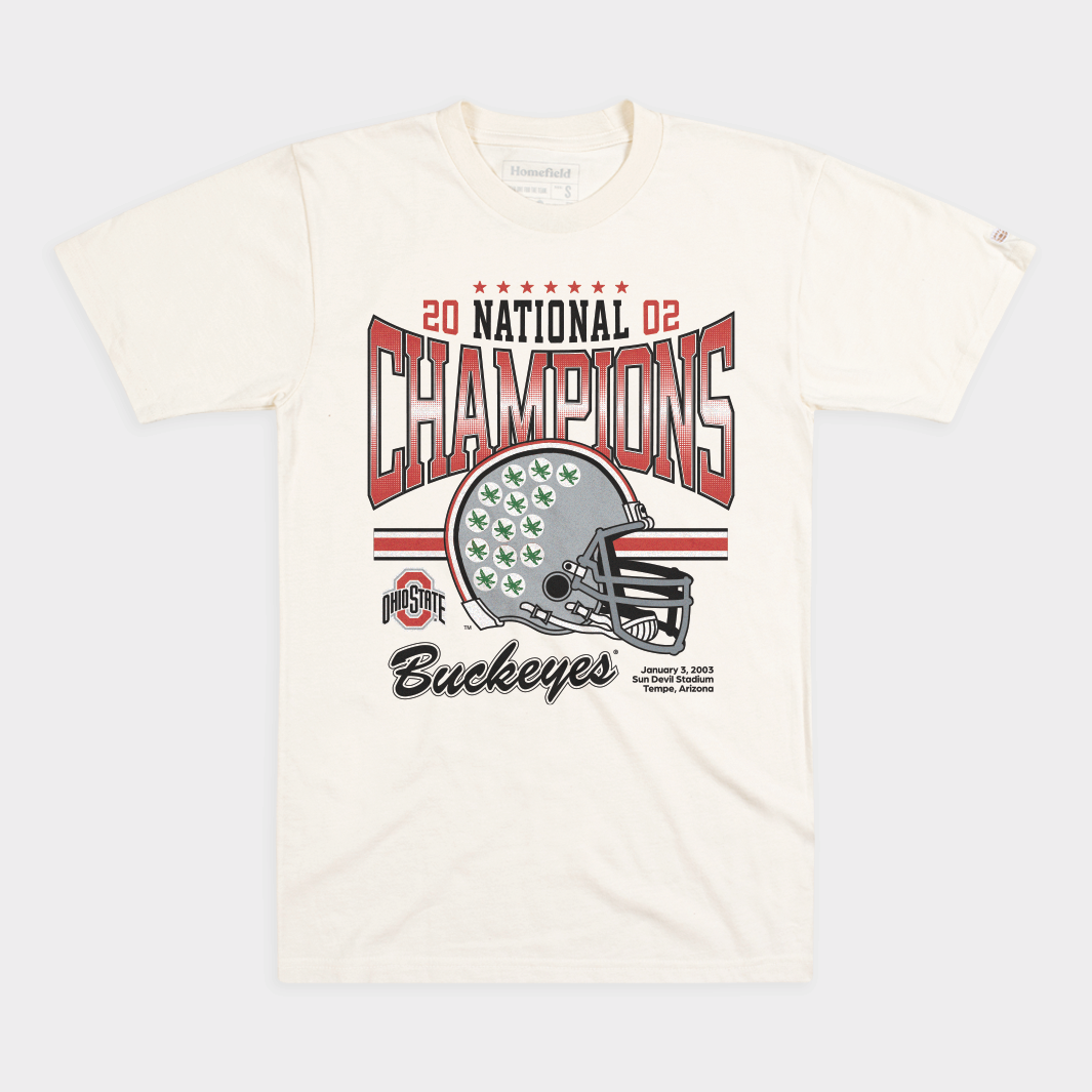 Champion Tee: 2002 Ohio State Buckeyes Football Glory