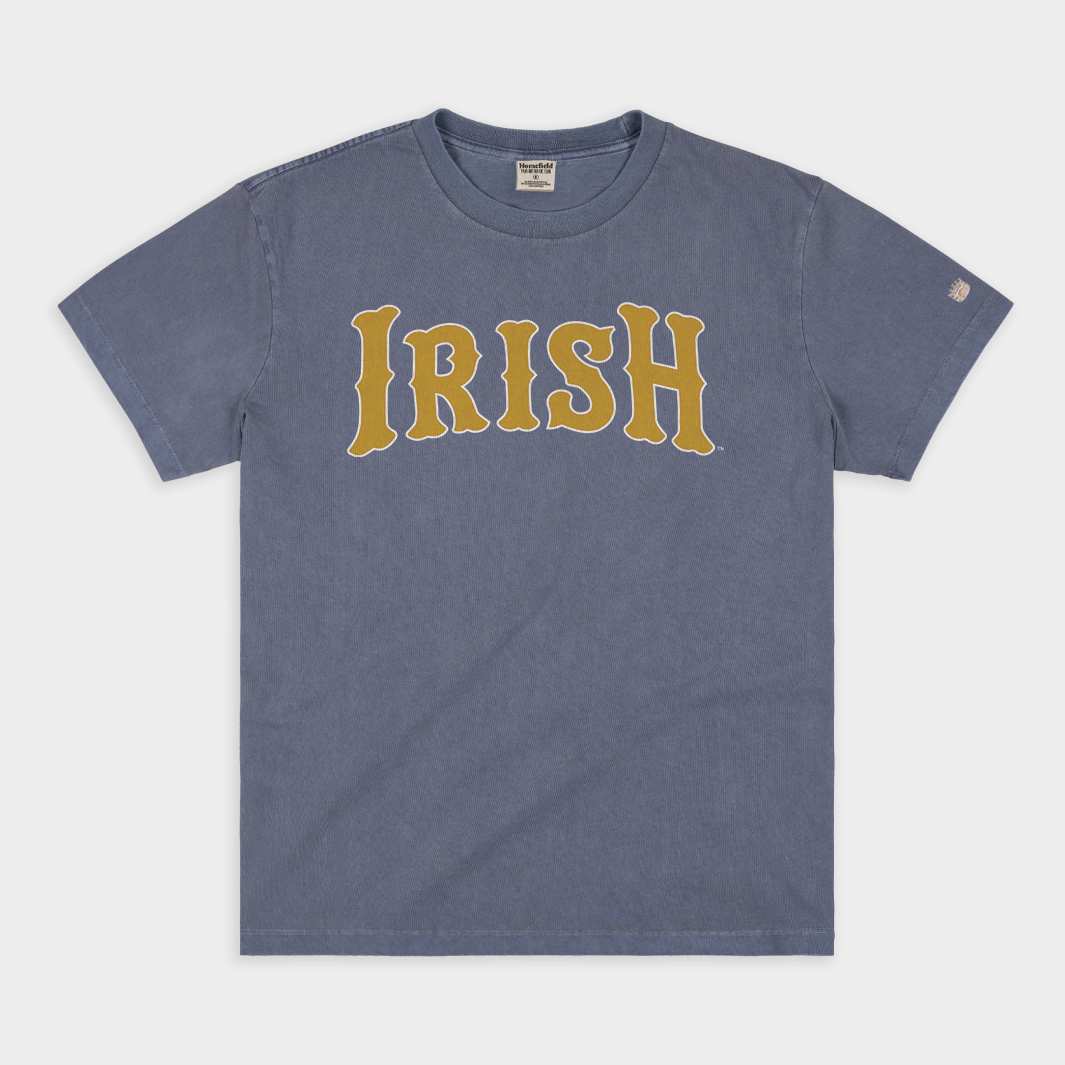 Vintage Irish Notre Dame Baseball Heavyweight Tee