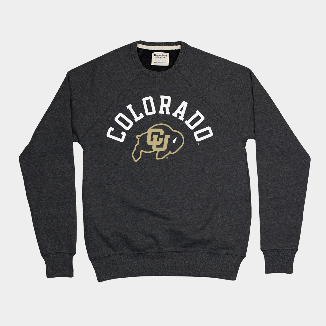 Show Your Love for the Colorado Buffaloes with This Stunning Logo Crewneck