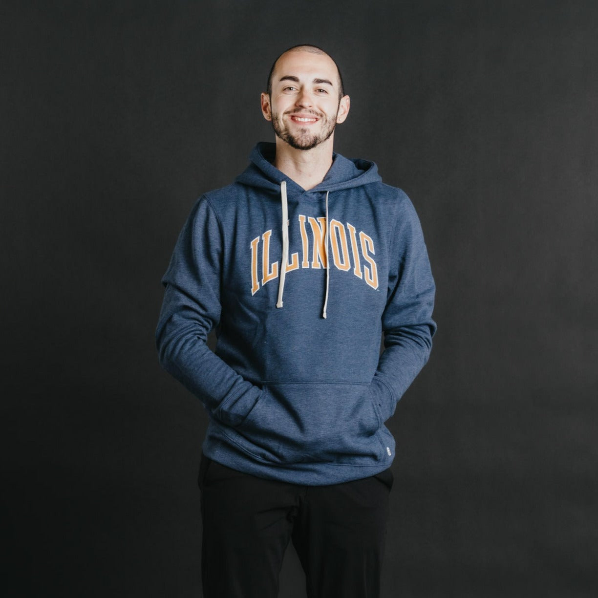 Show Your Illinois Pride with This Classic Collegiate Hoodie