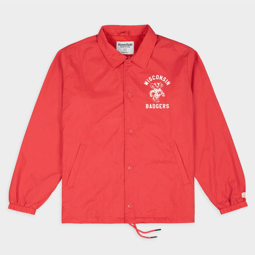 Wisconsin Badgers Vintage Bucky Coaches Jacket - A Timeless Tribute to Football Glory