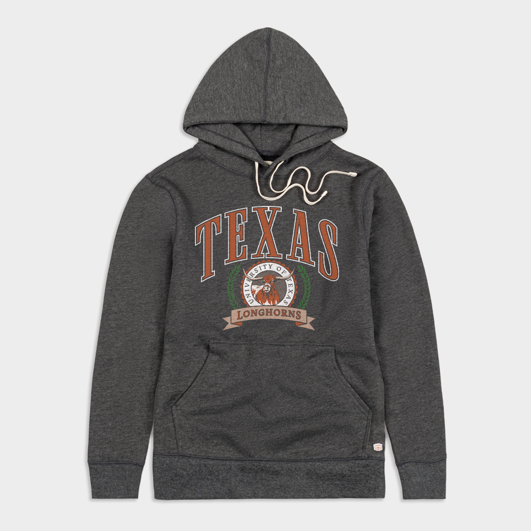Texas Longhorns Retro Crest Hoodie - A Blast from the Past!