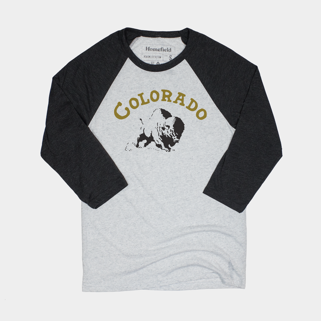 Retro Colorado Buffs Baseball Tee
