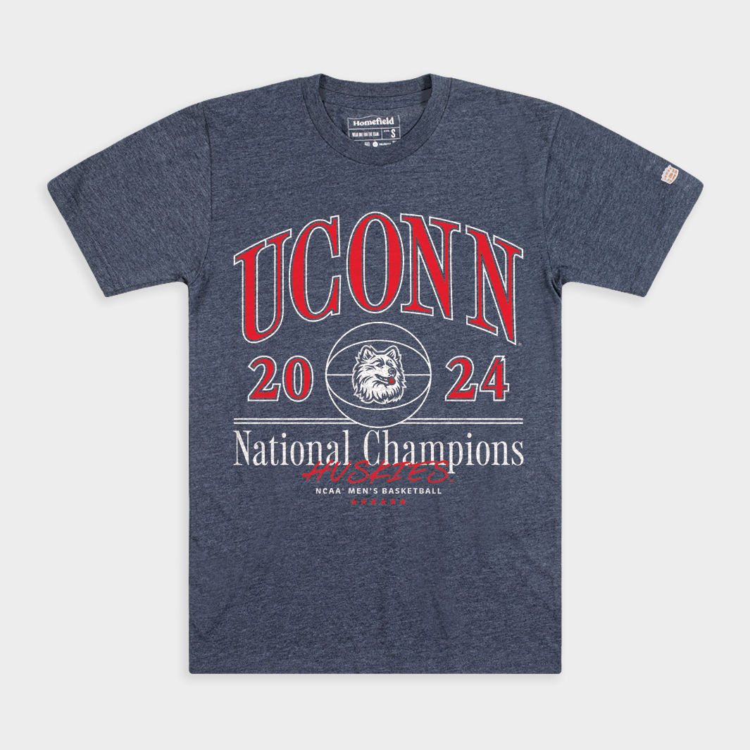 Celebrate UConn Men's 2024 National Championship with This Tee