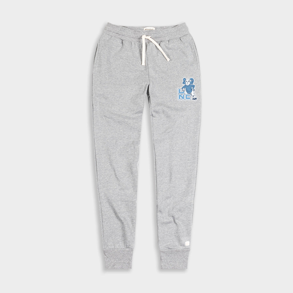 UNC Retro Leaning Ram Logo Joggers - A Must-Have for Fans