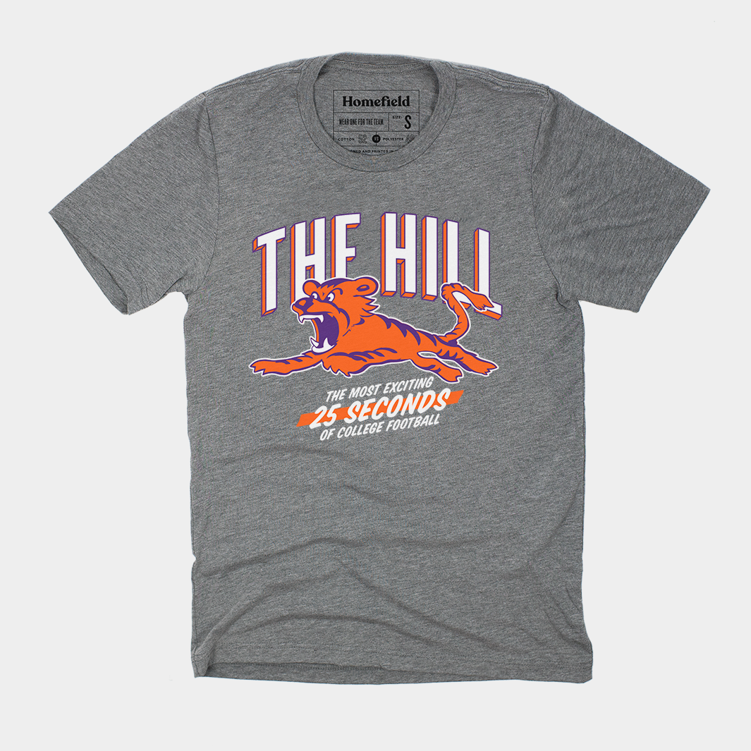 Celebrate Clemson's Tradition with Our Running Down the Hill Tee