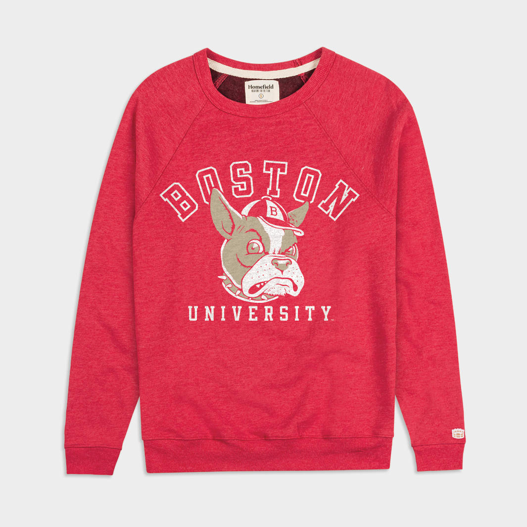Vintage 1940s BU Terriers Logo Crewneck - A Timeless Tribute