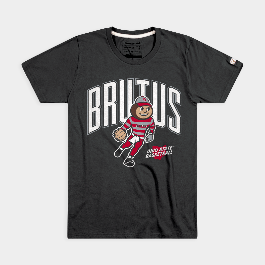 Show Your Pride with the Ohio State Buckeyes Basketball Brutus Tee