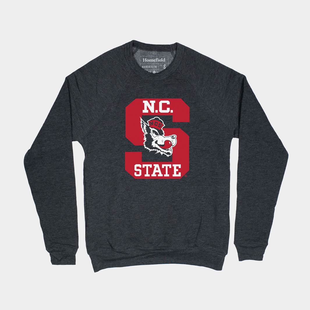 Show Your NC State Pride with This Vintage Logo Crewneck