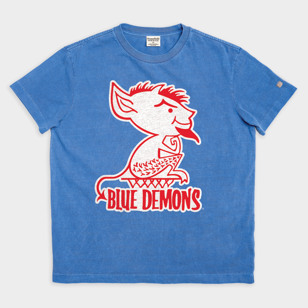 Vintage DePaul Blue Demons Basketball Heavyweight Tee