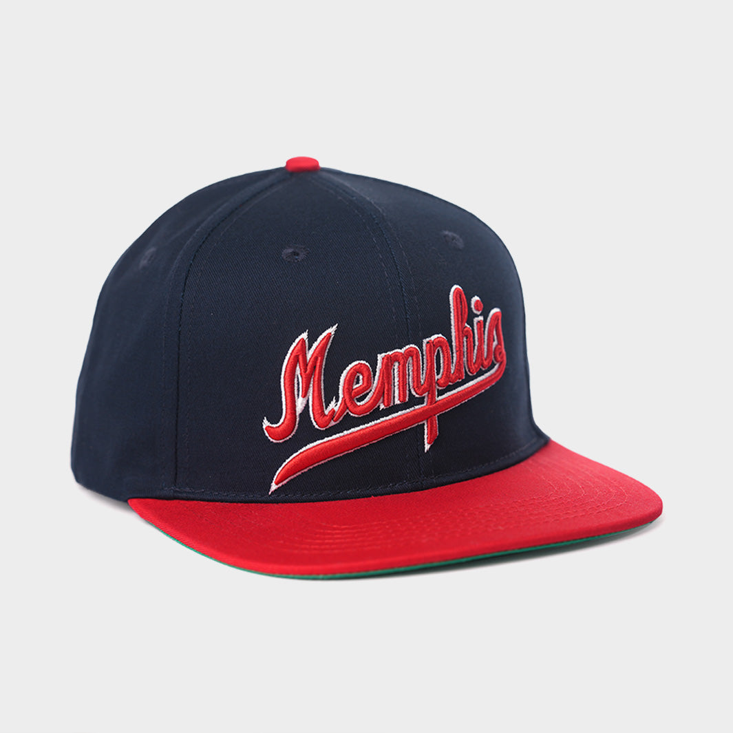 Throwback Memphis Tigers Script Snapback Hat - A Tribute to Hoops History