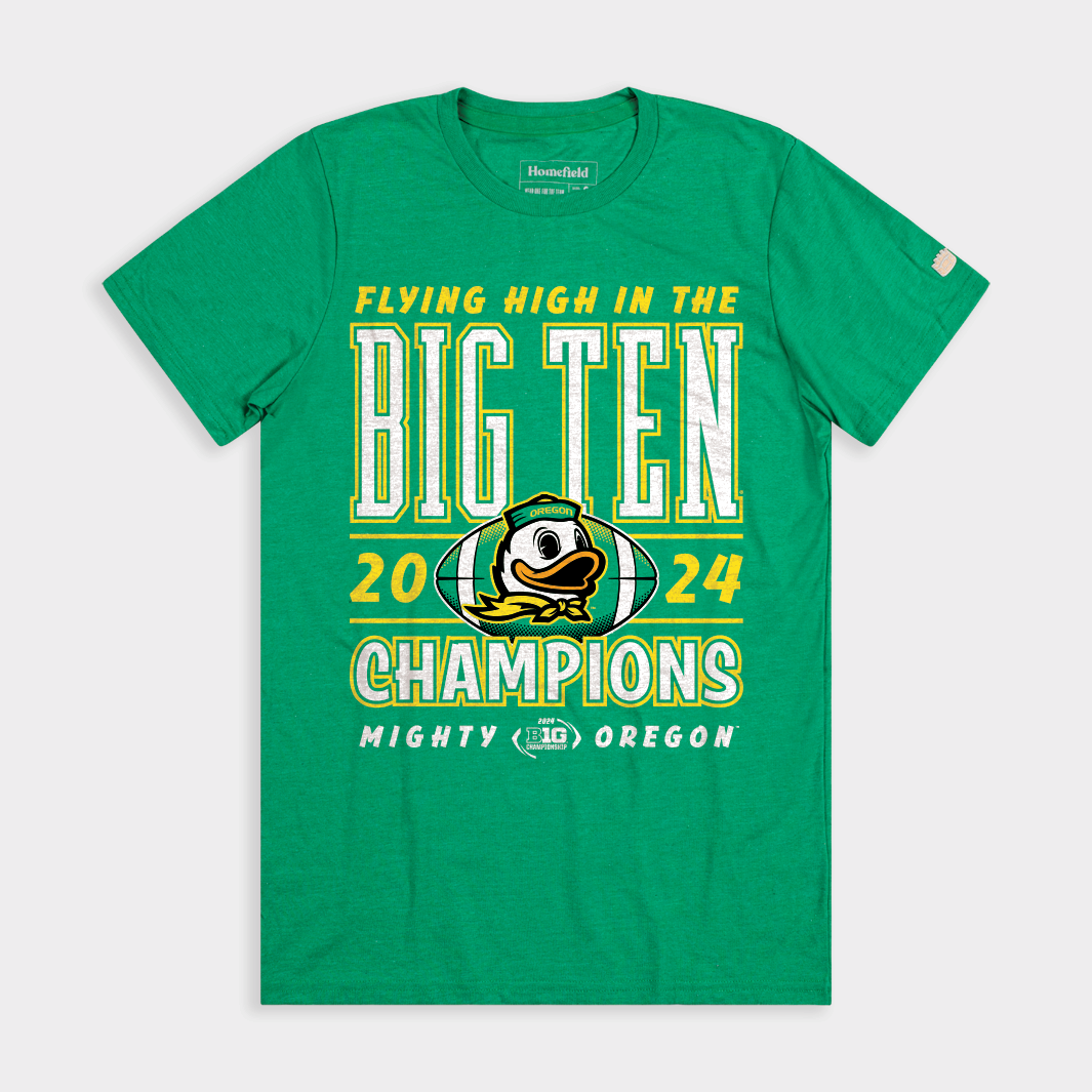 Oregon 2024 Big Ten Champions Tee - Celebrate the Victory!