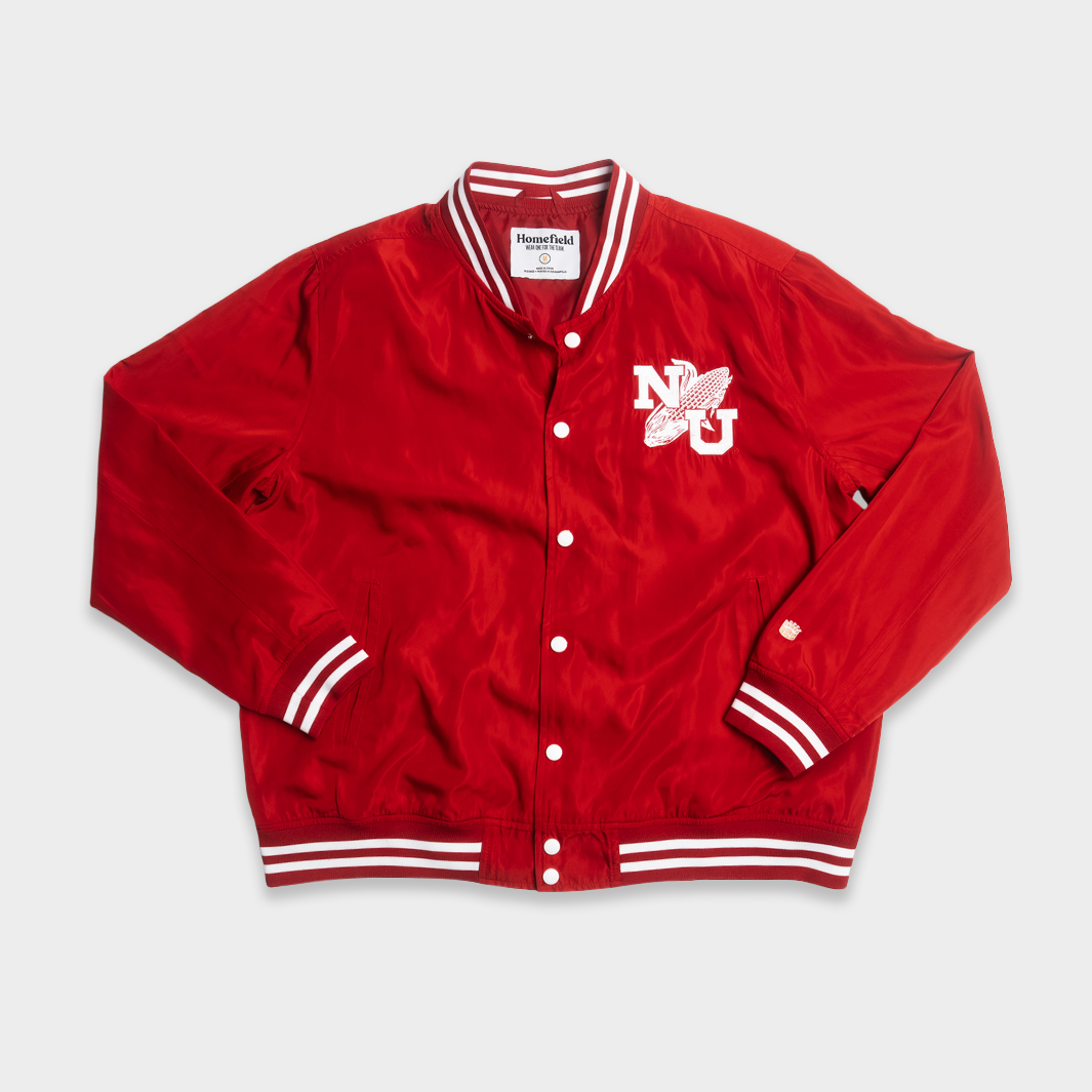 Show Your Husker Pride with the Nebraska Cornhuskers Vintage NU Bomber Jacket