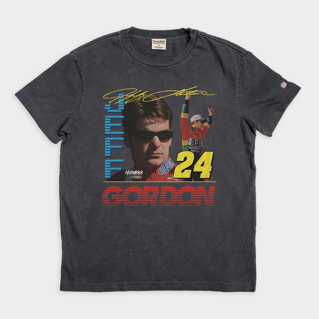 Rev up Your Style with the Vintage 1990s-Inspired Jeff Gordon Heavyweight Tee
