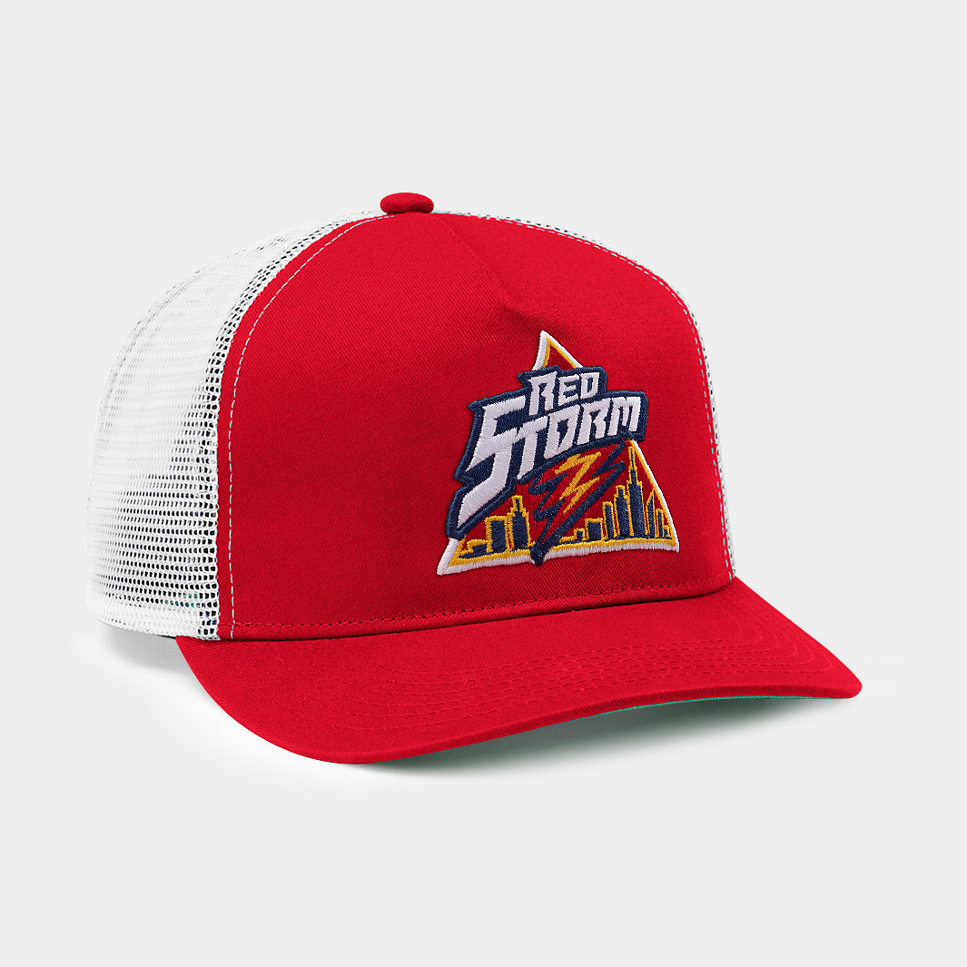 St. John's Red Storm Vintage Logo Trucker Hat - A Must-Have for Fans!