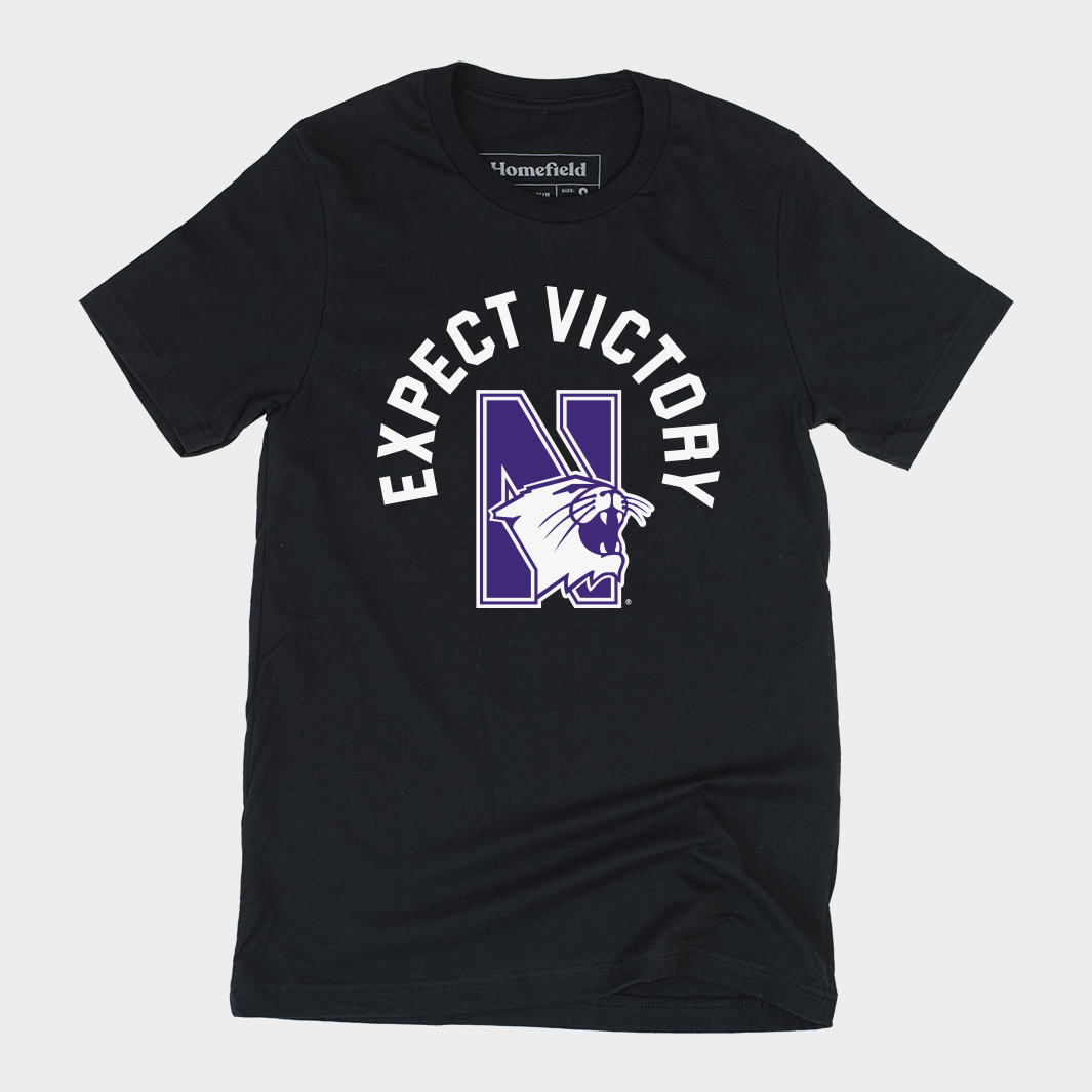 1995 Northwestern Retro 'Expect Victory' Football Tee