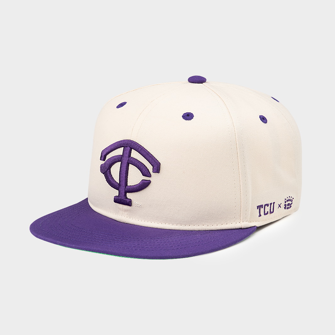 Show Your TCU Pride with This Stylish Baseball Monogram Snapback