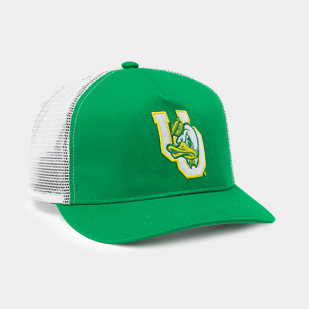 Get Your Oregon Ducks Retro Logo Trucker Hat Now!