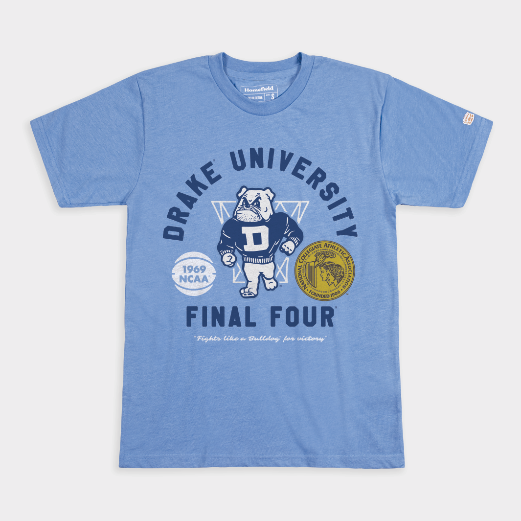 Relive Drake Bulldogs' 1969 Final Four Glory Tee