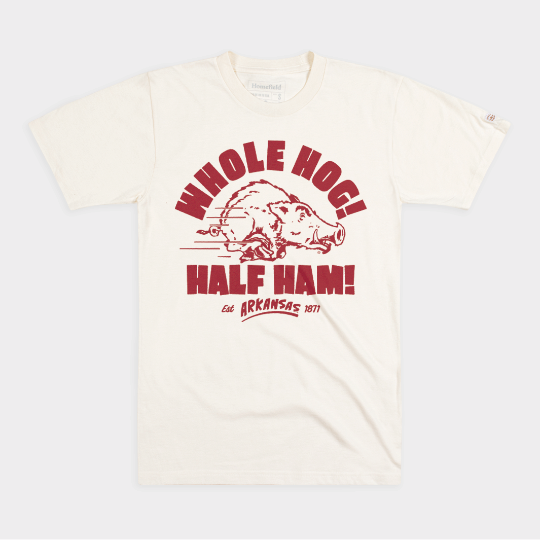 Arkansas Whole Hog! Half Ham! T-Shirt - Show Your Razorback Pride