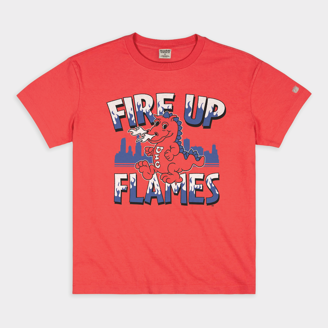 UIC Sparky D. Dragon Vintage Heavyweight Basketball Tee