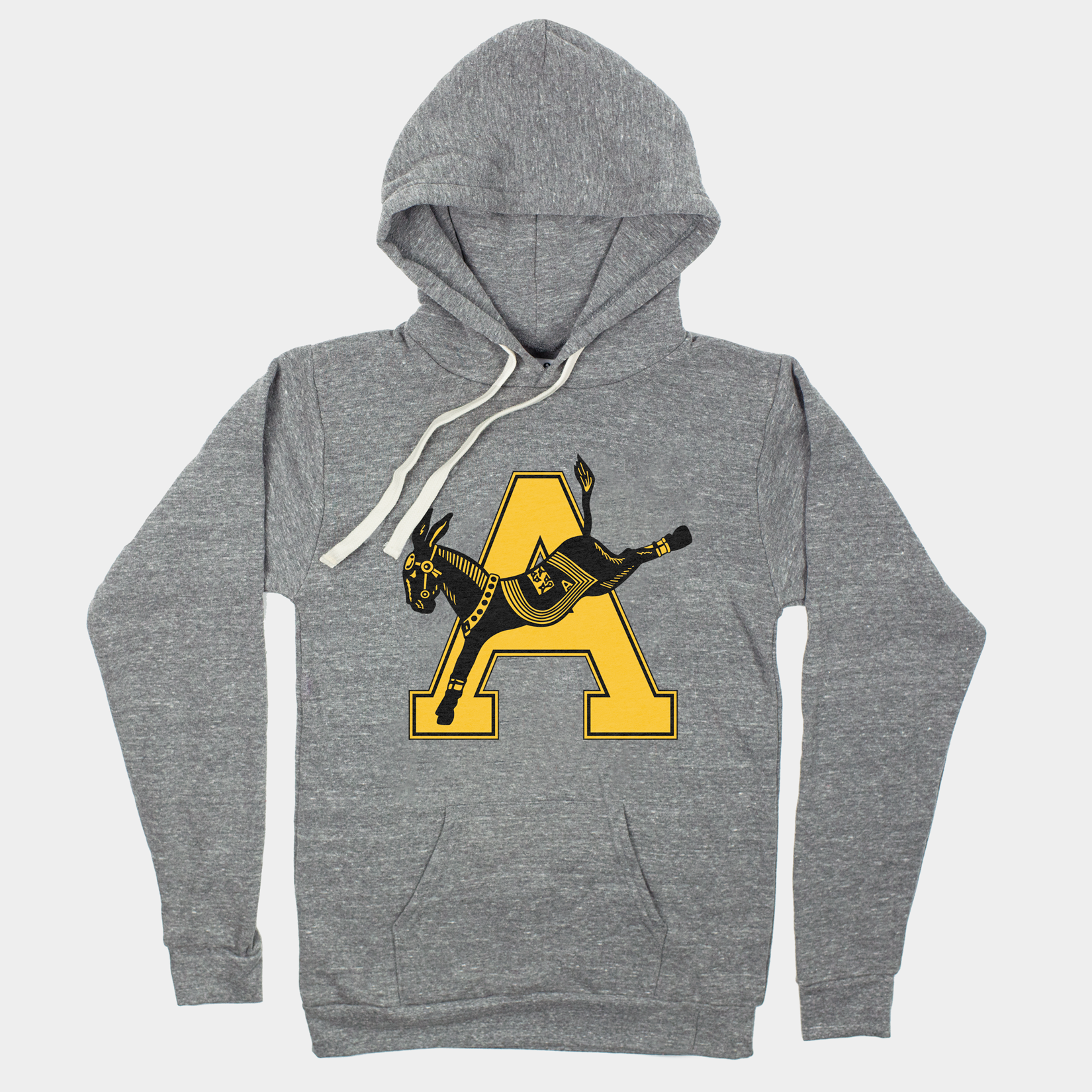 Vintage Army Block 'A' and Mule Design Hoodie - Unbeatable Comfort!