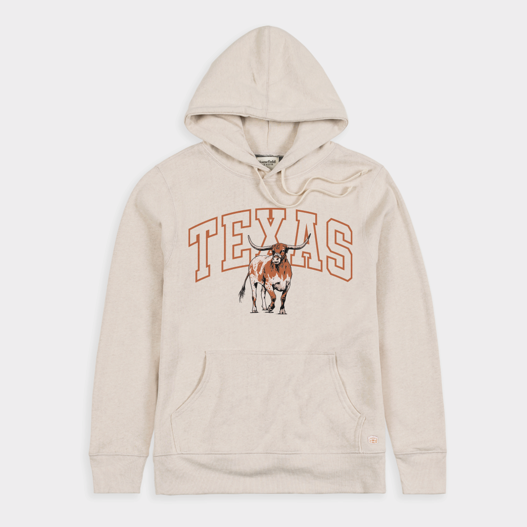 Texas Longhorns Bevo Illustrated Hoodie - Show Your Team Pride