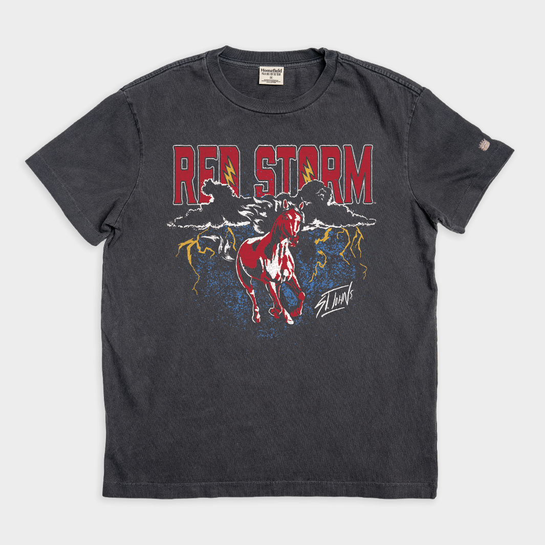 St. John's Red Storm Thunder Vintage Heavyweight Tribute Tee