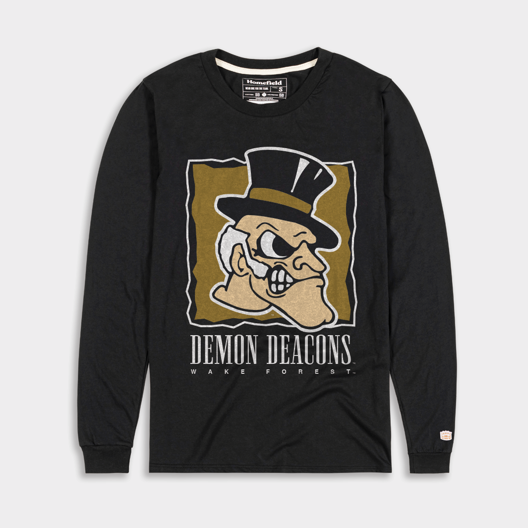 Revive the Spirit! Grab Your Wake Forest Throwback Demon Deacon Long Sleeve
