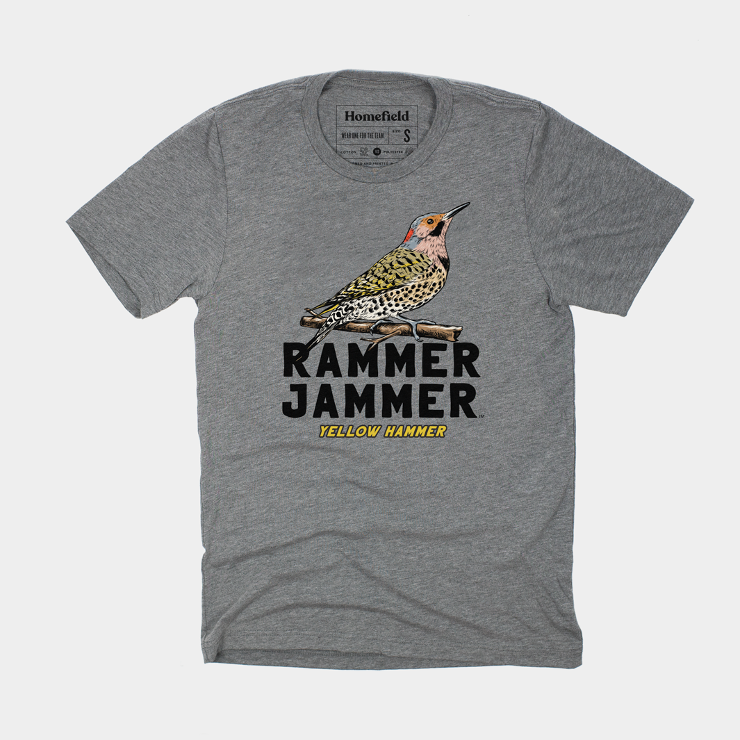 Celebrate Alabama's Victory with Rammer Jammer Yellow Hammer T-Shirt