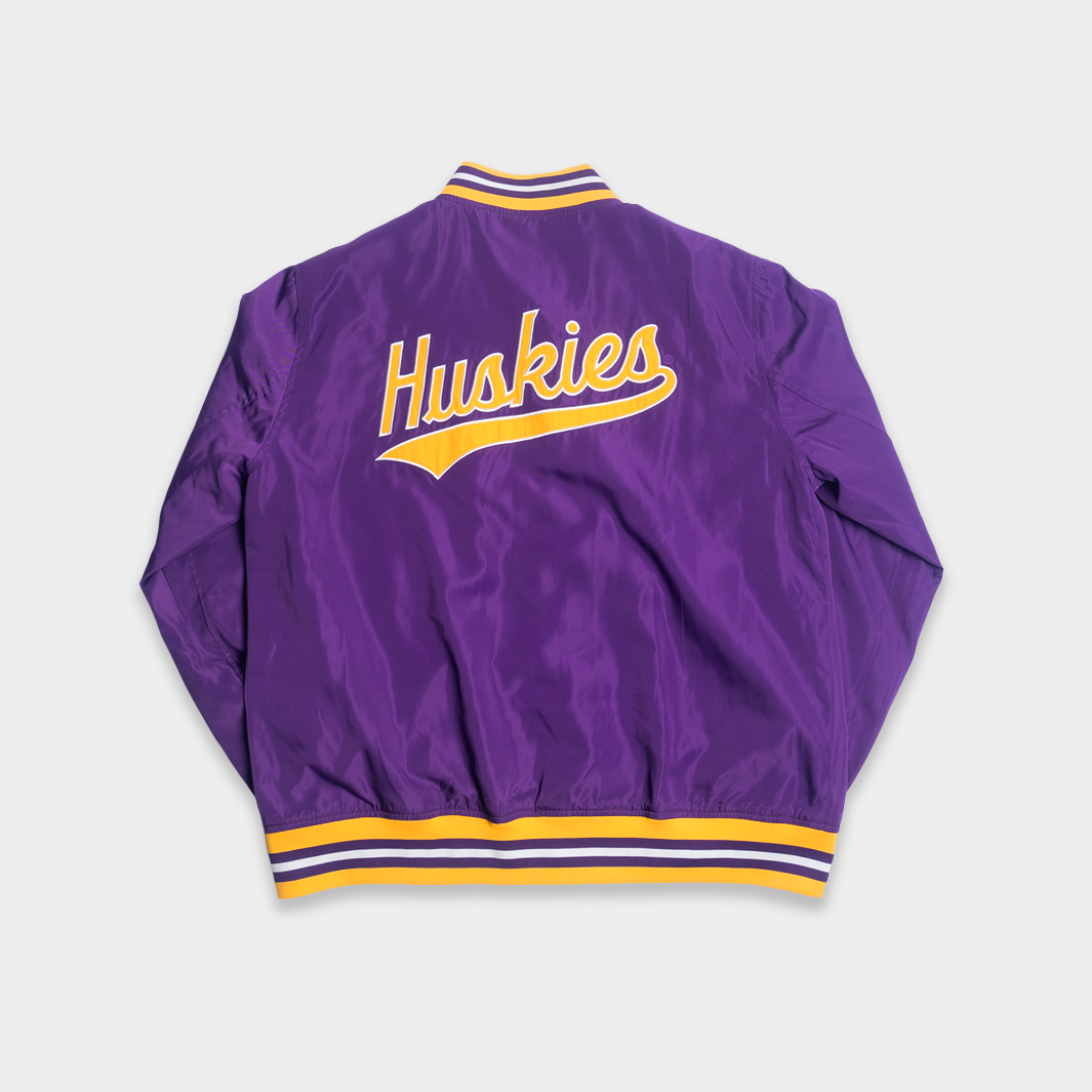Vintage Washington Huskies Logo Bomber Jacket - A Must-Have for Fans