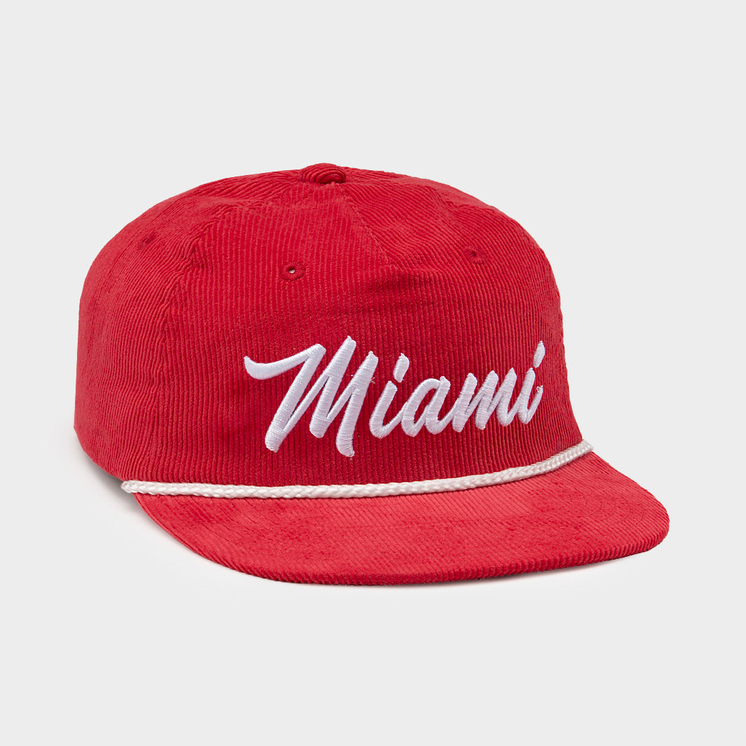 Vintage-Inspired Miami RedHawks Corduroy Dad Hat - A Must-Have Accessory