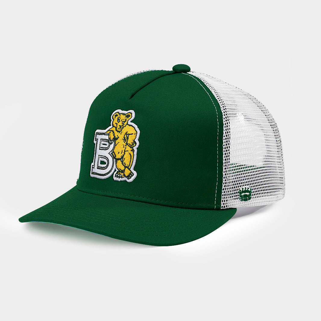 Baylor Vintage Bear Logo Stylish Trucker Hat