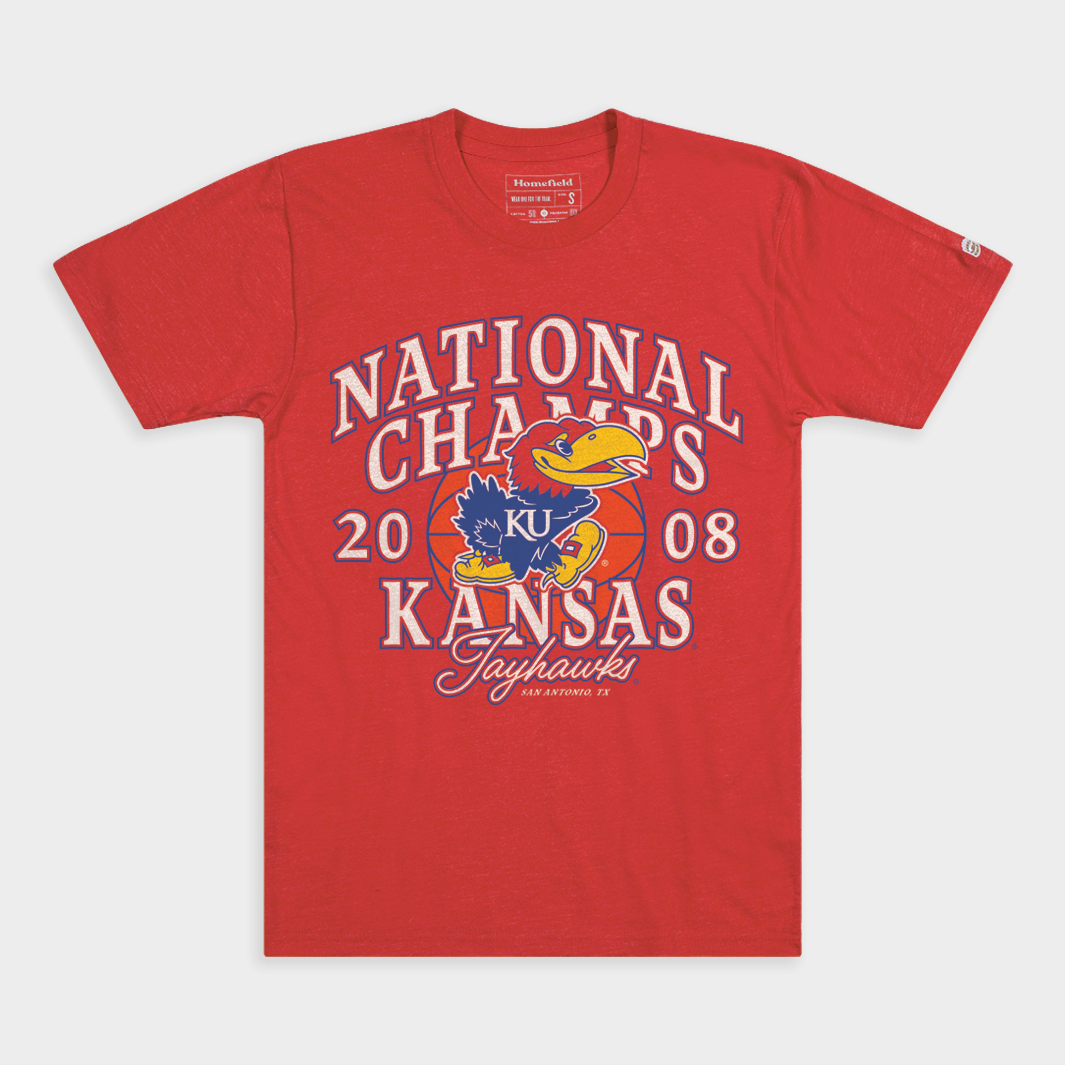 Champion Kansas Basketball 2008 Tee - Show Your Pride!