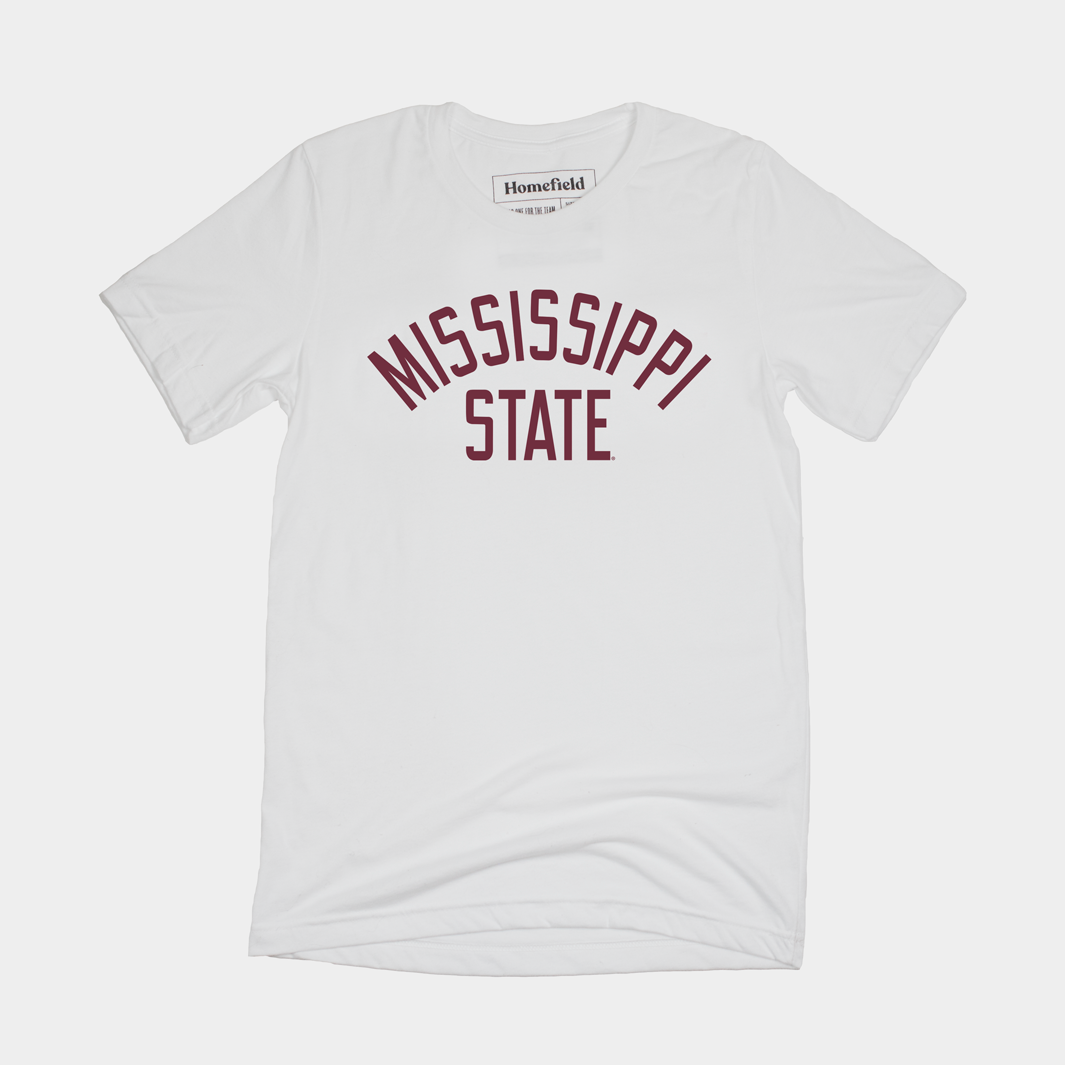 Honor MSU's Trailblazers: Vintage Mississippi State White Tee