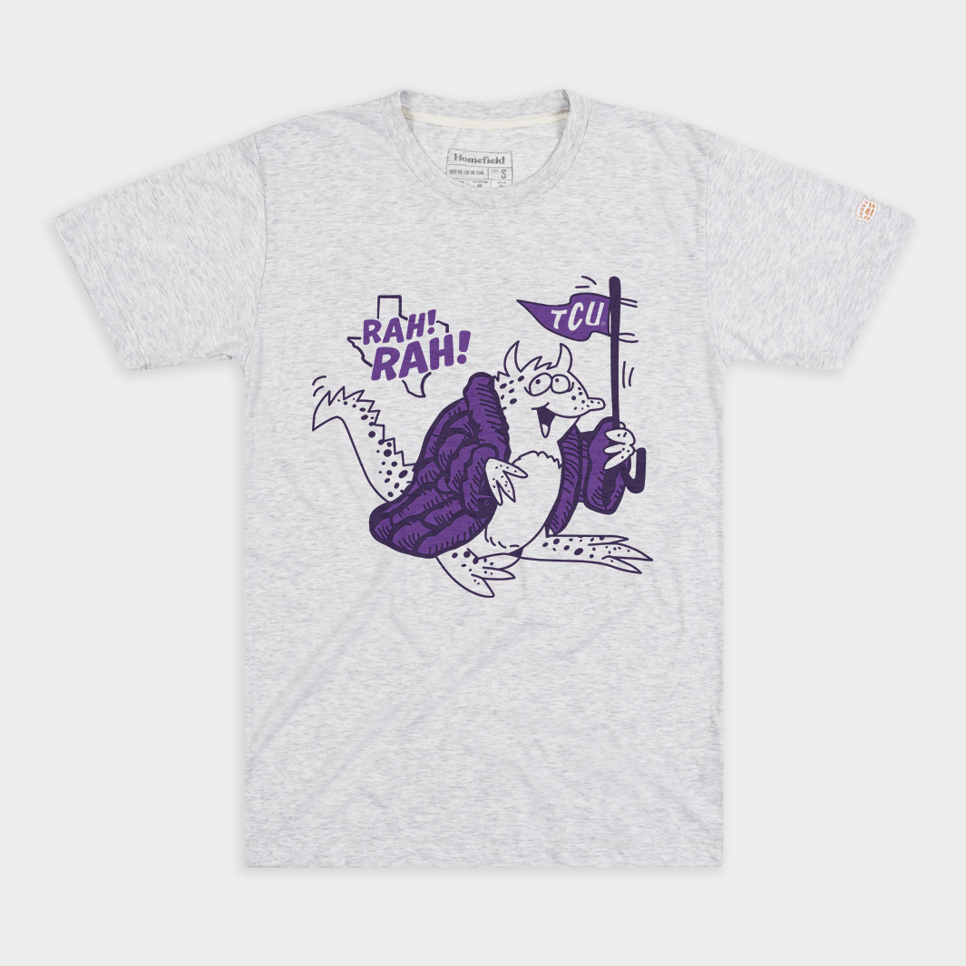 Show Your TCU Pride with the RAH! RAH! Vintage Tee