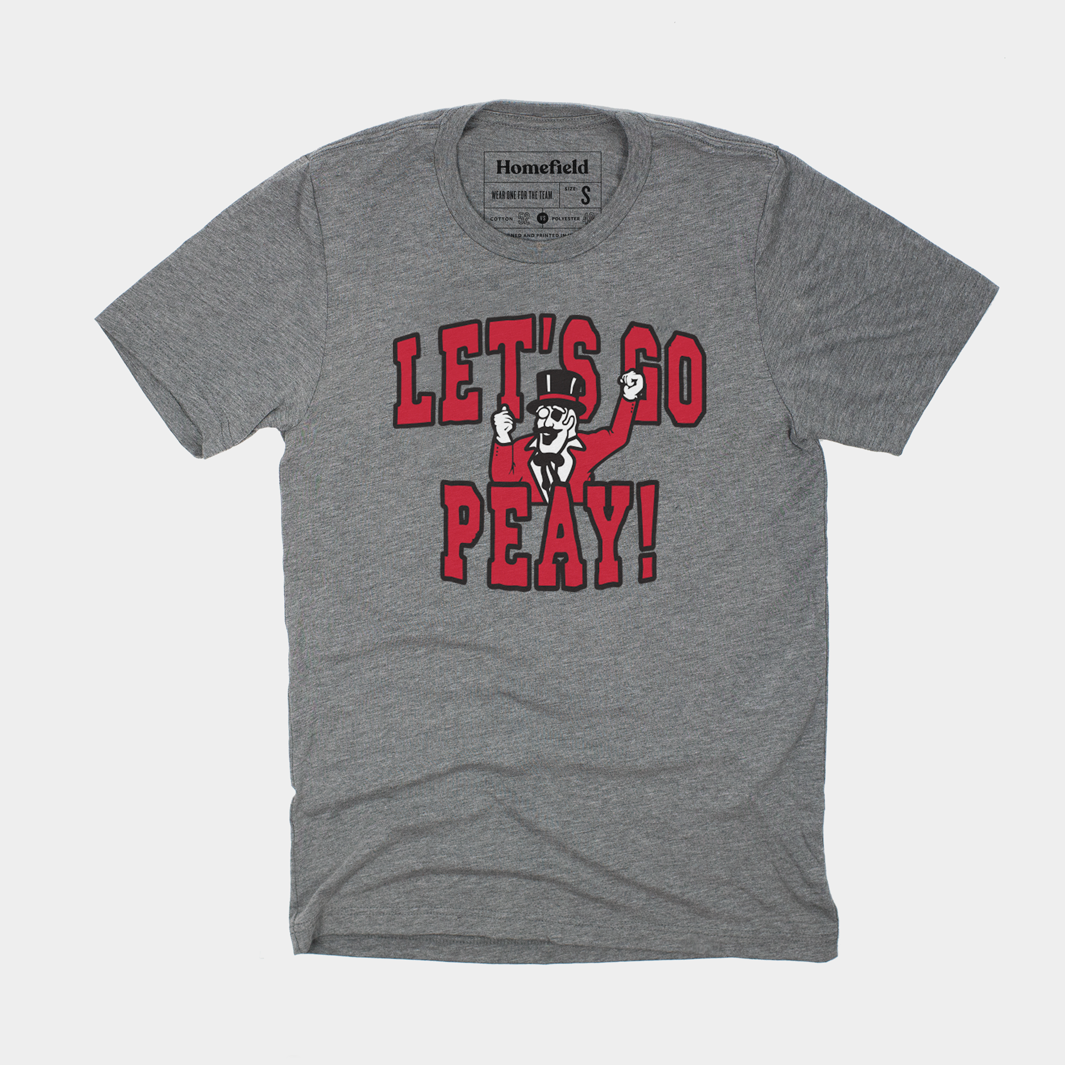Let's Go Peay! Austin Peay Athletics Fan Tee